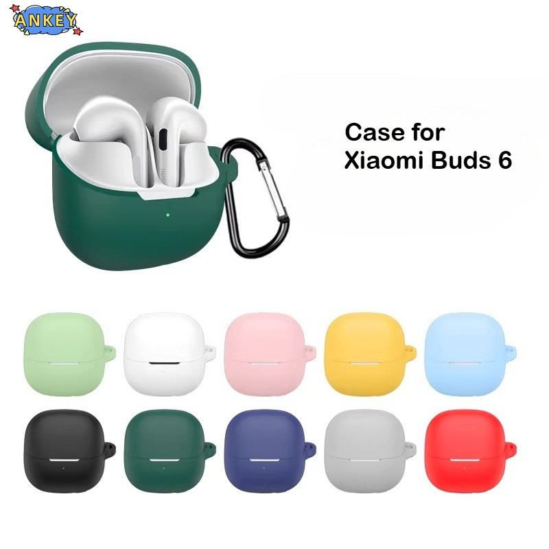 Case for Xiaomi Buds 6 Earphone Protective Cover Anti-fall Soft Silicone Wireless Bluetooth Earbuds 