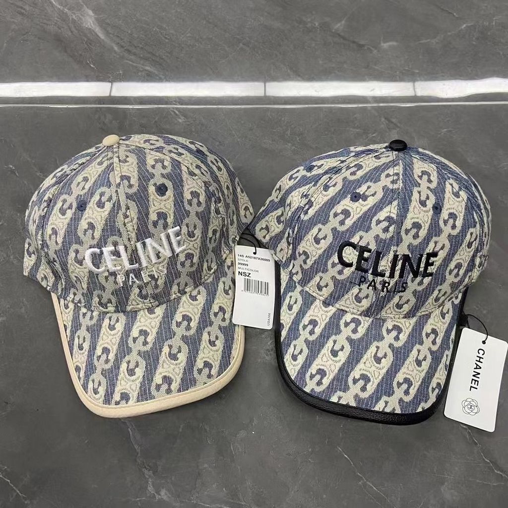 CELINE1987 Mũ bóng chày phù hợp thời trang thêu Mũ thường ngày