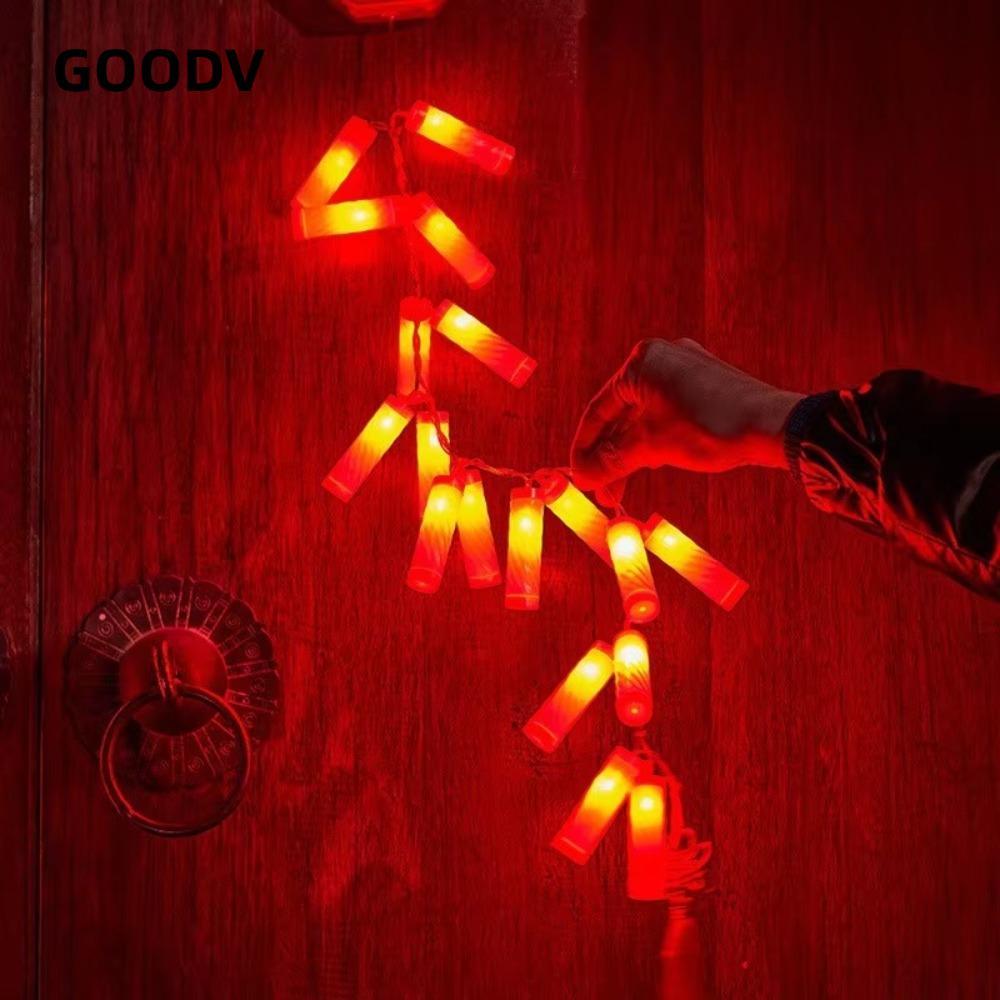 GOODV Pháo hoa năm Trung Quốc, Pháo hoa mô phỏng Đèn pháo điện tử LED 110 / 140, Đèn pháo điện tử Le