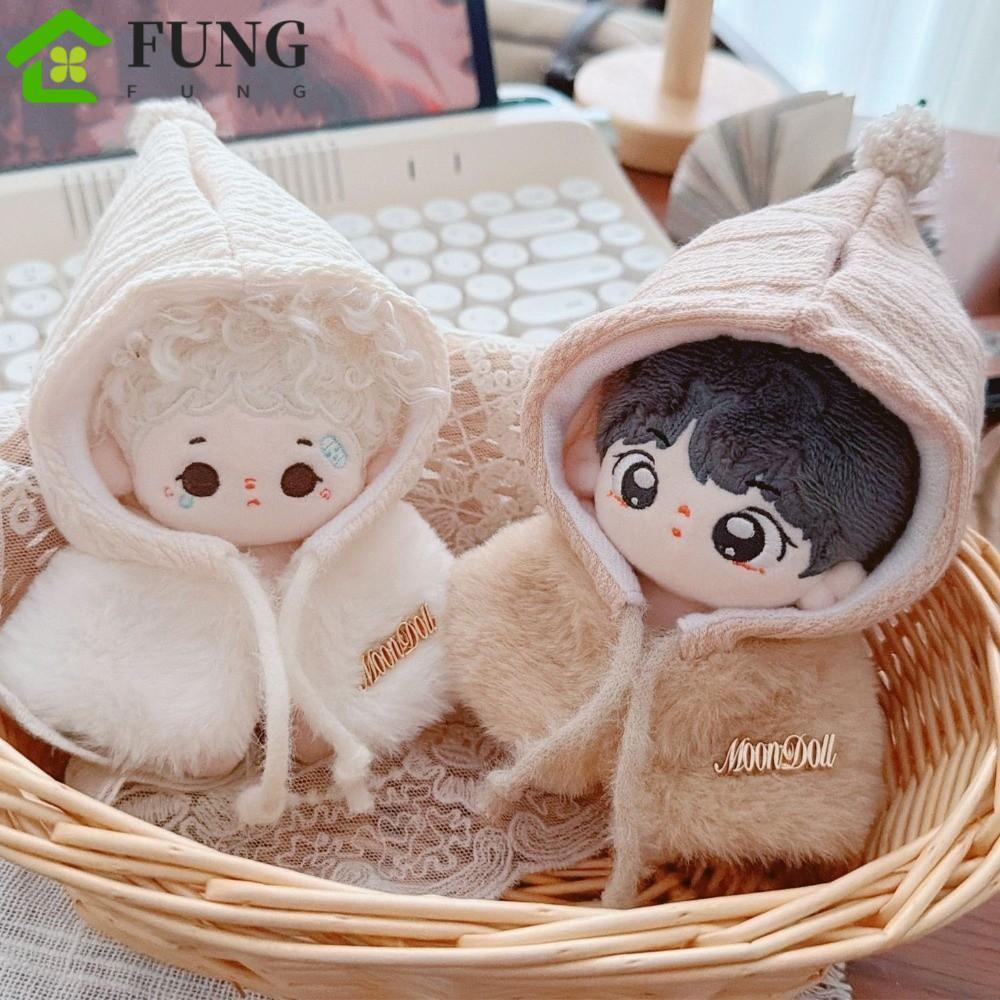 FUNG 10Cm Quần Áo Búp Bê Sang Trọng, Khăn Choàng Áo Len Sang Trọng 10Cm Quần Áo Búp Bê Cotton, Quần 