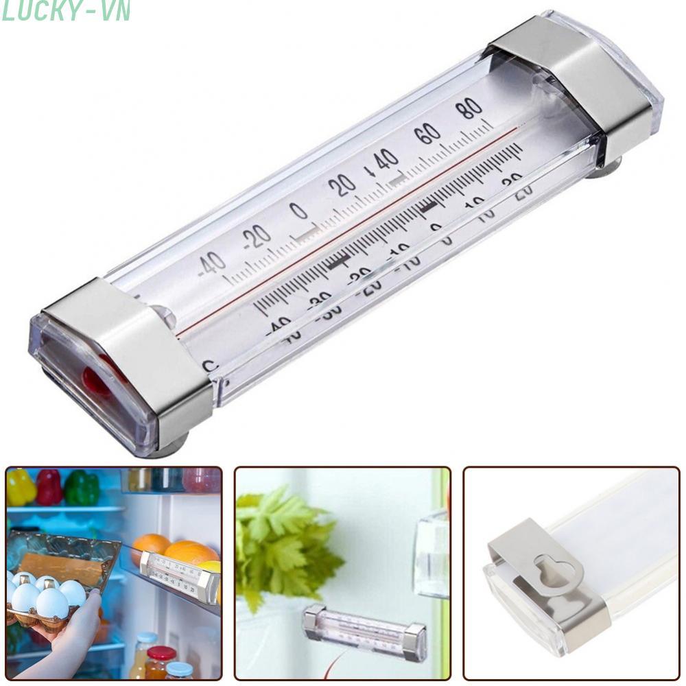Quick and Effortless Fridge Refrigerator Freezer Thermometer with Clear Display