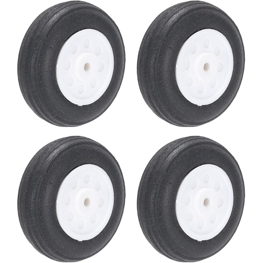 Bánh xe máy bay RC MECCANIXITY Máy bay RC 0,98 "OD, Bánh xe xốp PU máy bay, Bánh xe đuôi lốp RC Máy 