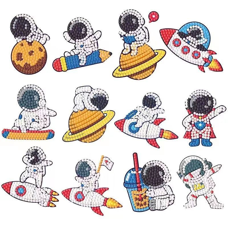 New Product#Children's Diamond Painting diy Handmade Kindergarten Creative Dot Drill Painting Concen