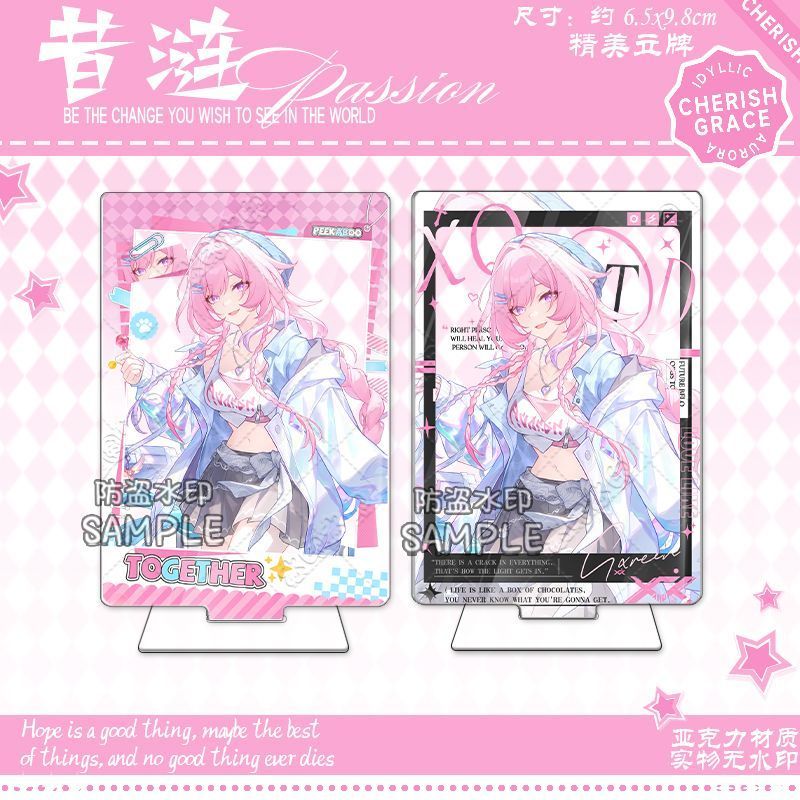 Honkai: Star Rail / Cyrene / Cyrene Game Hàng Hóa Tạp Chí Bìa Poster Thẻ Đứng Photocard / fegd