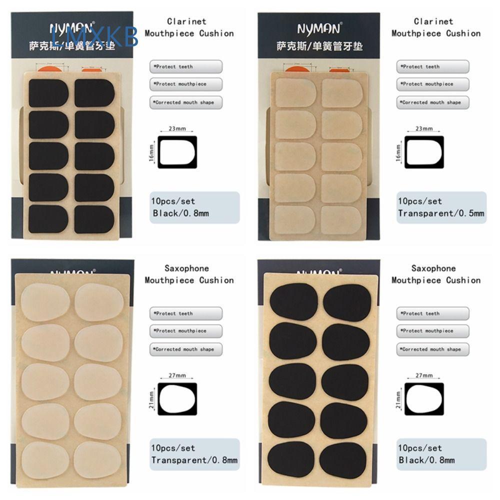 Miếng dán miệng LMXKB Sax, Miếng đệm silicon Đệm miệng Sax tiêu chuẩn, Đệm đệm 0,5mm / 0,8mm Miếng d