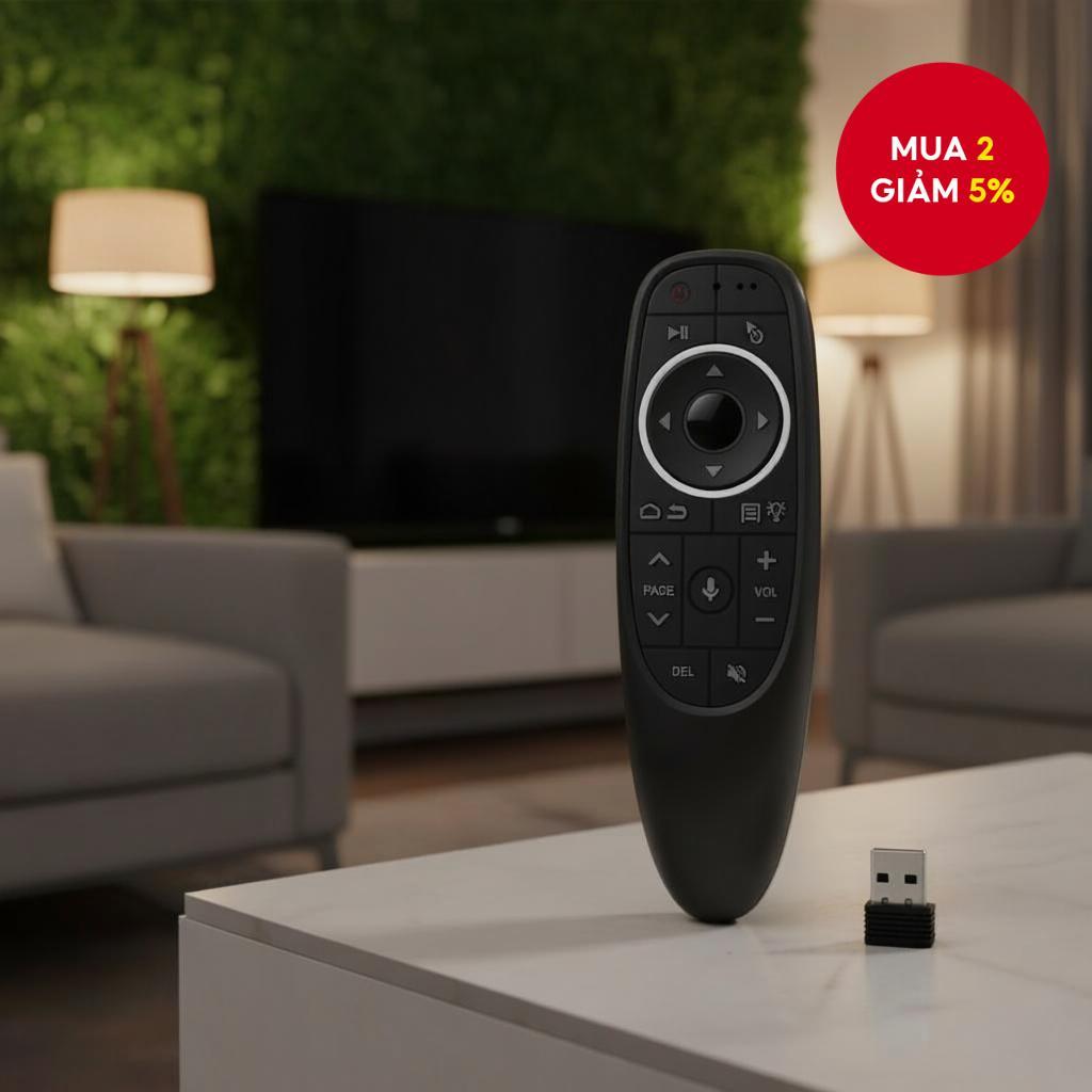Điều khiển giọng nói chuột bay G10S/G10S Pro, không dây 2.4G, học lệnh IR, tương thích với H96 MAX, 