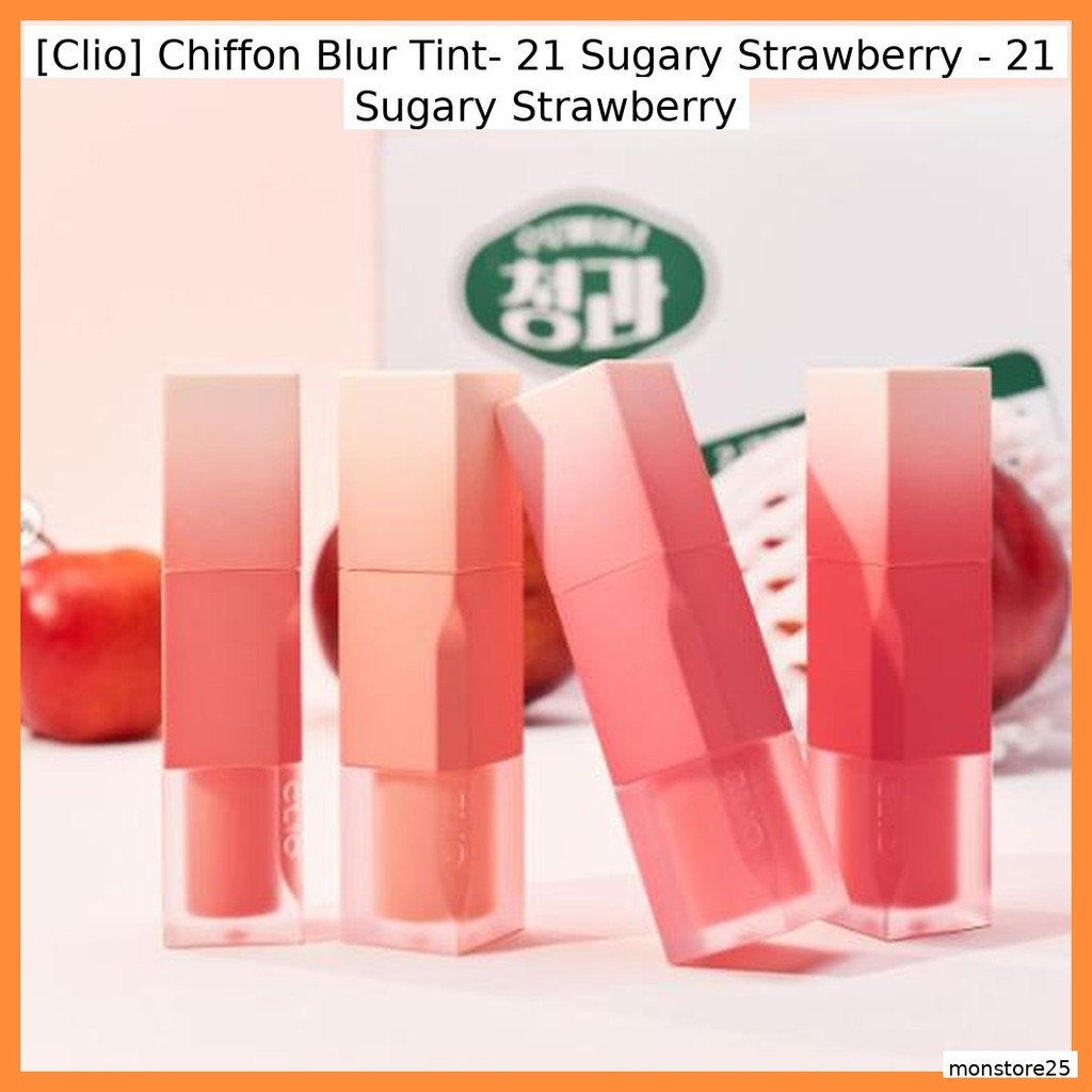 [Clio] Voan Blur Tint- 21 Sugary Strawberry - 21 Sugary Strawberry / Tint voan Hàn Quốc / Blur Finis