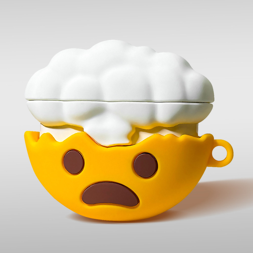 Bí ngô rỗng sáng tạo Thích hợp cho airpod Vỏ bảo vệ thế hệ thứ 4 airpodpro Vỏ tai nghe thế hệ thứ ha