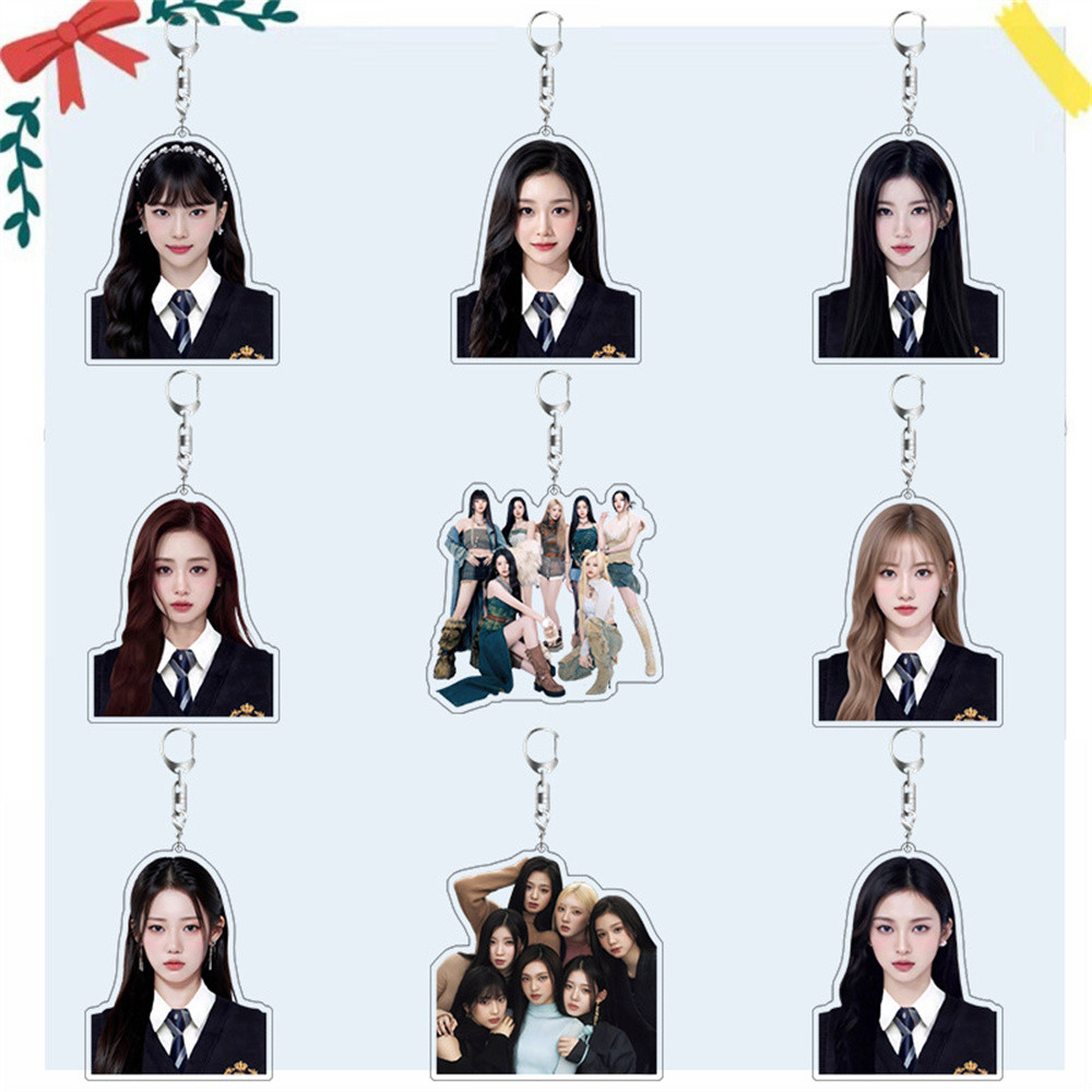 Kpop BABYMONSTER ID Photo Keychain AHYEON RUKA CHIQUITA Photo Bag Pendant Keyring RUKA ASA PHARITA A