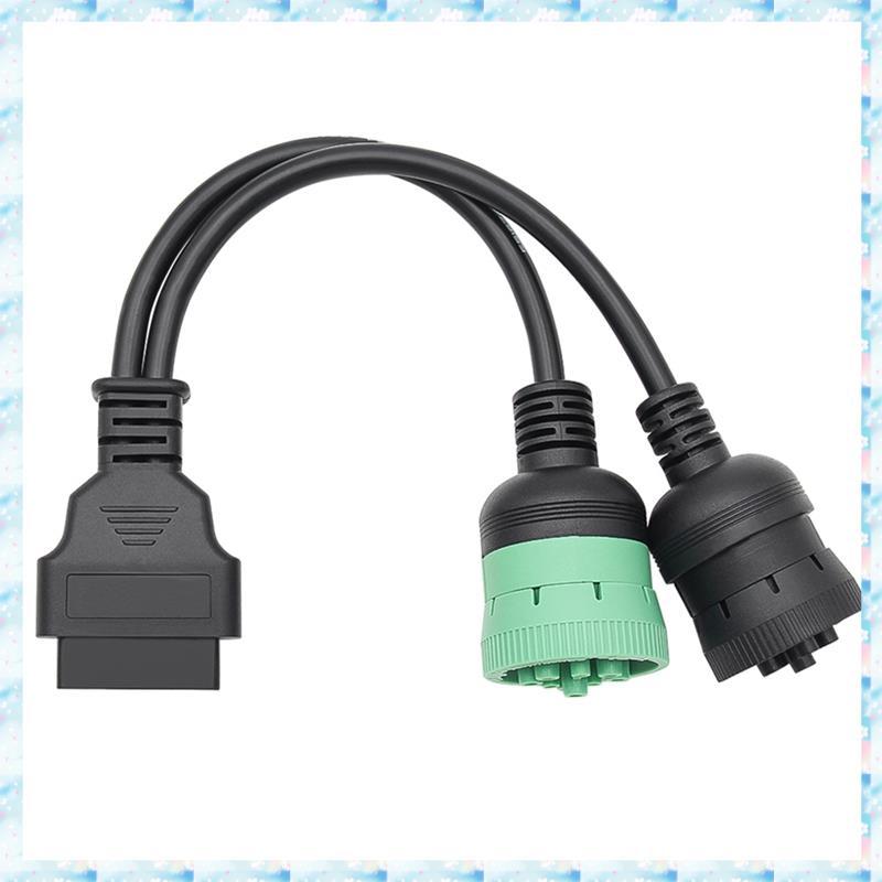 [R Q M U] Đầu nối J1708 CAN J1939 Bộ chuyển đổi OBD sang OBD2 cho