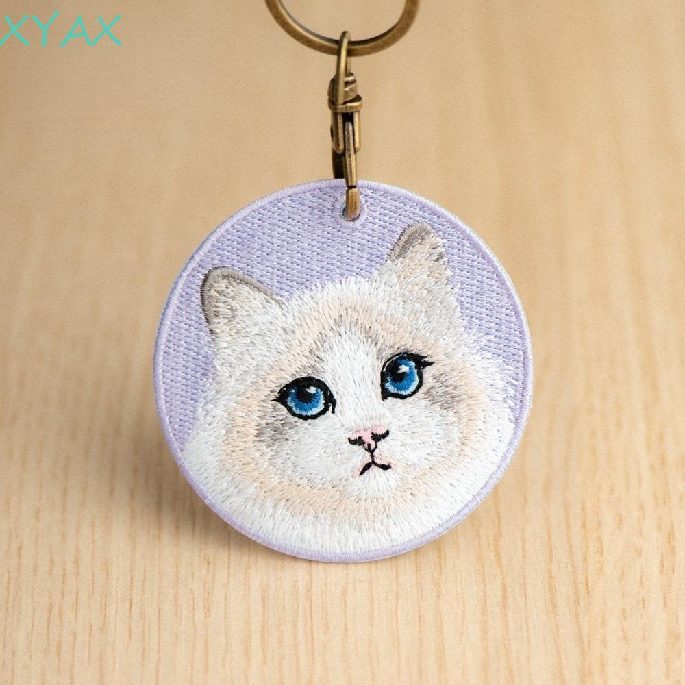 XYAX British Shorthair Kitty Móc khóa, American Shorthair Nga Blue Ragdoll Cat Mặt dây chuyền, Scott