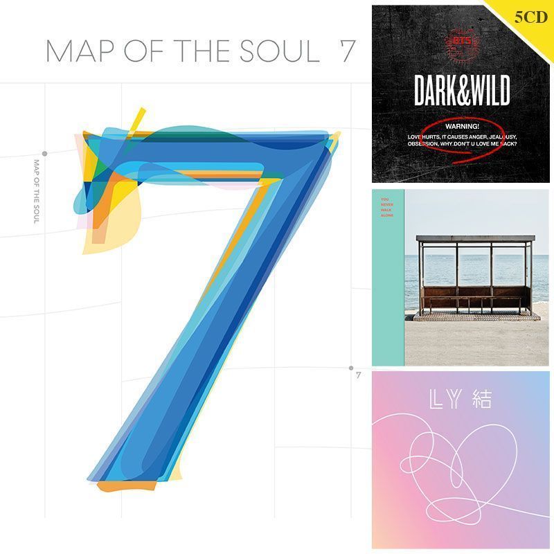 Bộ sưu tập album BTS BTS BTS 5CD đĩa ghi âm thanh chất lượng âm thanh không mất mát