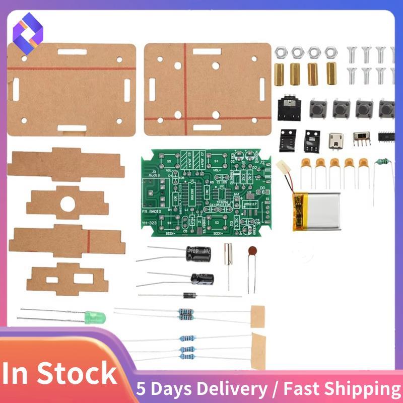 FM Stereo Radio Hàn Thực Hành Bộ GS1299 DC 5V 76-108 MHz Kỹ Thuật Số FM Điện Tử DIY Rời Phần