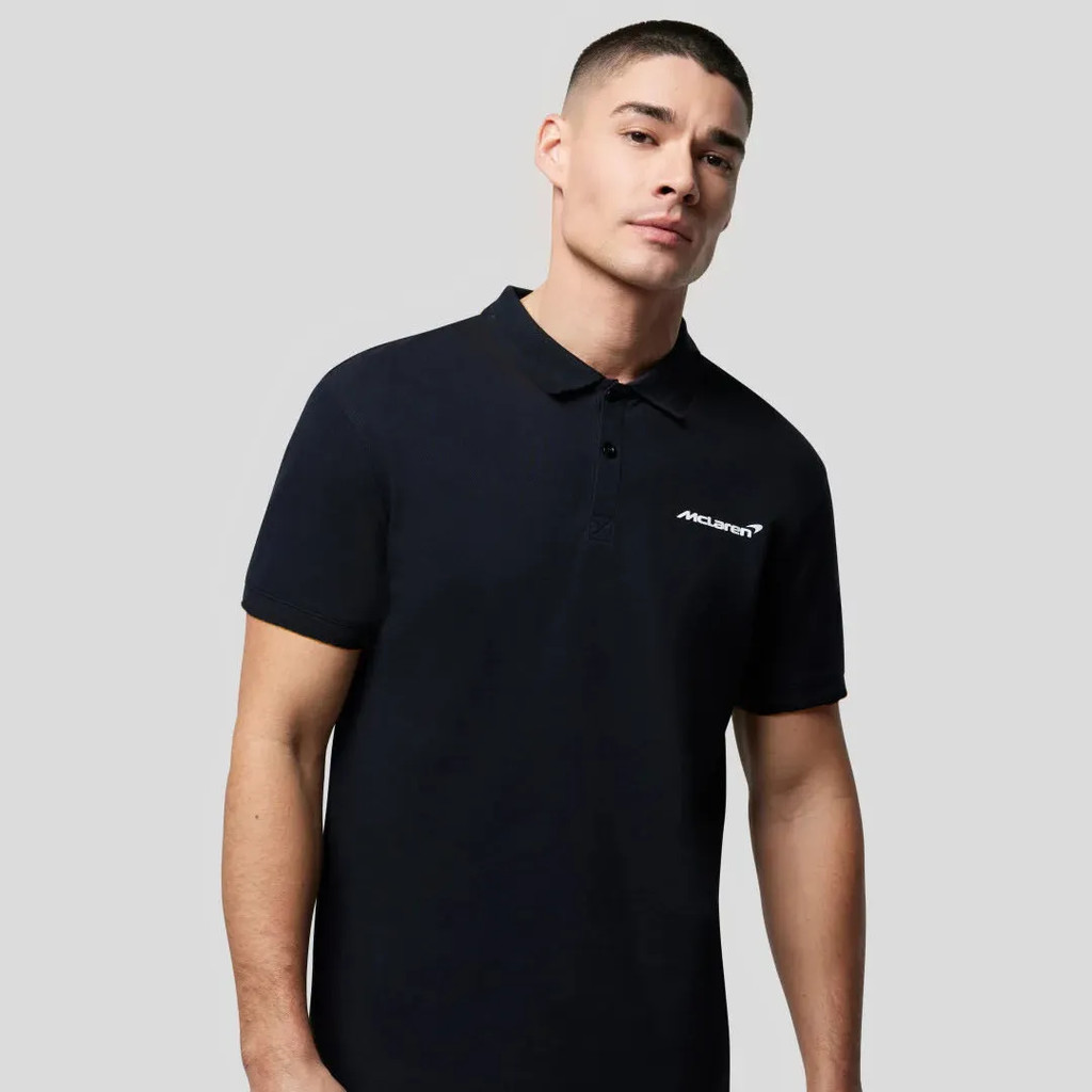 F1 McLaren Logo - Áo Polo Cotton Nguyên Chất Cho Nam Nữ Mùa Hè