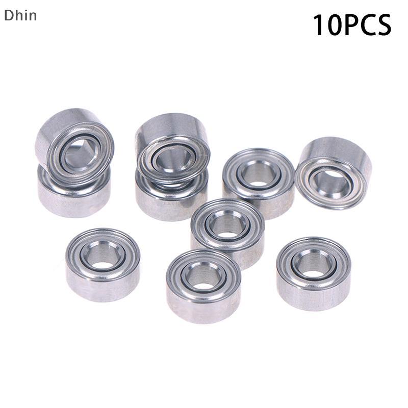 [Dhin] 10 chiếc 683ZZ 3 * 7 * 3 Mm Vòng bi thu nhỏ Thép Chrome 683 ZZ 2Z 683Z Vòng bi rãnh sâu nhỏ 3