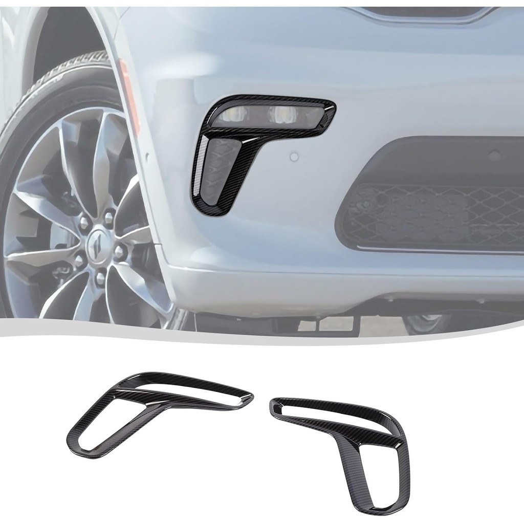 Voodonala cho Dodge Durango 2021-2025 Viền Đèn Sương Mù Phía Trước Viền Cho Dodge Durango 2021-2025 