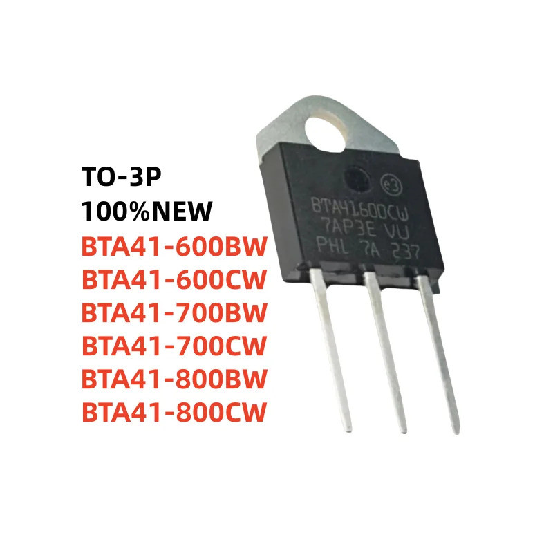 5 CHIẾC BTA41-600BW BTA41-600CW BTA41-700BW BTA41-700CW BTA41-800BW BTA41-800CW TO-3P Hiệu Ứng Trườn