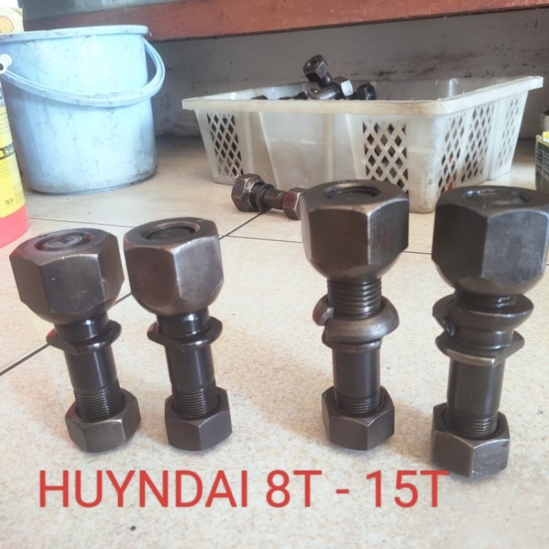 ĐAI ỐC, TÁN TẮC KÊ (BULÔNG) BÁNH XE HUYNDAI 8 TẤN HD170/15 TẤN HD270 XE TẢI XE NÂNG