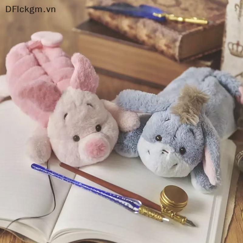 Không Hoạt Hình Dễ Thương Pijie Pig Eeyore Donkey Sang Trọng Búp Bê Thiết Kế Túi Đựng Bút Sinh Viên 
