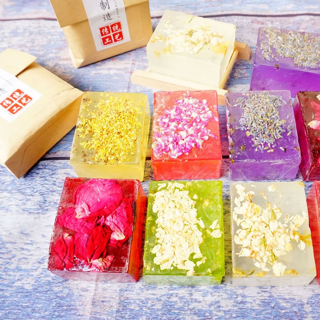 手作g云南手工皂鲜花皂洁面皂玫瑰皂桂花皂云南景区g yunnan handmade soap flower soap facial soap rose soap20260131