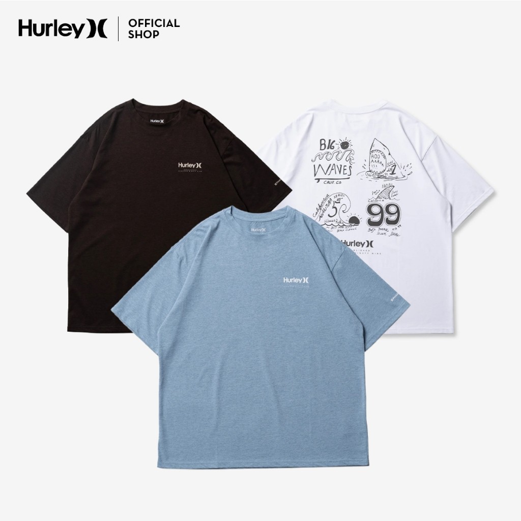 Áo thun nam Hurley PHANTOM OVERSIZED WAVES NGẮN Áo thun TEE (MUT2411004)
