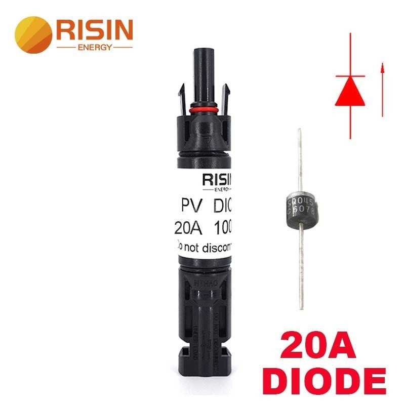 Nhà sản xuất tốt Risin MC4 IP67 Diode DC chống nước Cắm năng lượng mặt trời Multic Contact Diode Con
