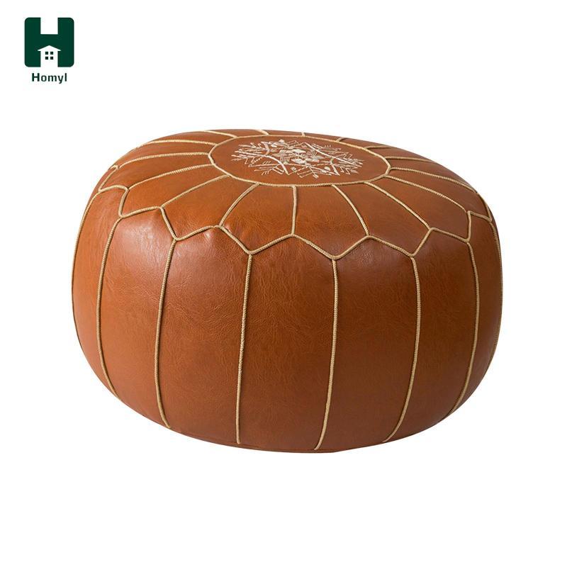 Homyl Unstuffed Pouf Cover Bohemian Thêu Thủ Công Dưới Bàn Làm Việc Trang Trí Phòng Ngủ Lớn Trang Tr