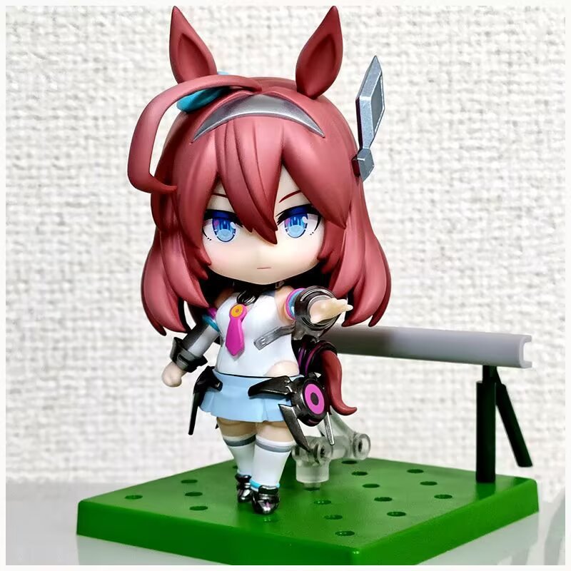 SY Uma Musume Pretty Derby Mihono Bourbon Kawaii Trò chơi Hàng hóa Nhân vật hành động Mặt có thể hoá