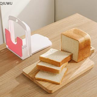QIUWU Bánh Mì Nướng Máy Thái Đứng Có Thể Gập Lại Loaf Cutter Ra Dụng Cụ Nướng Bánh Hướng Dẫn Cắt Nhựa Dụng Cụ Cắt Lát.