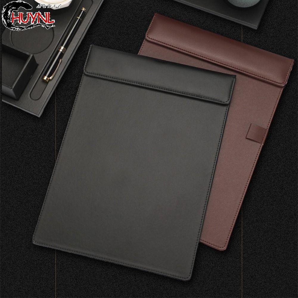 Thư mục giấy RENDZ, Bảng viết da PU, Hộp đựng bút bền A4 chống thấm nước Thư mục kẹp thư mục giáo vi