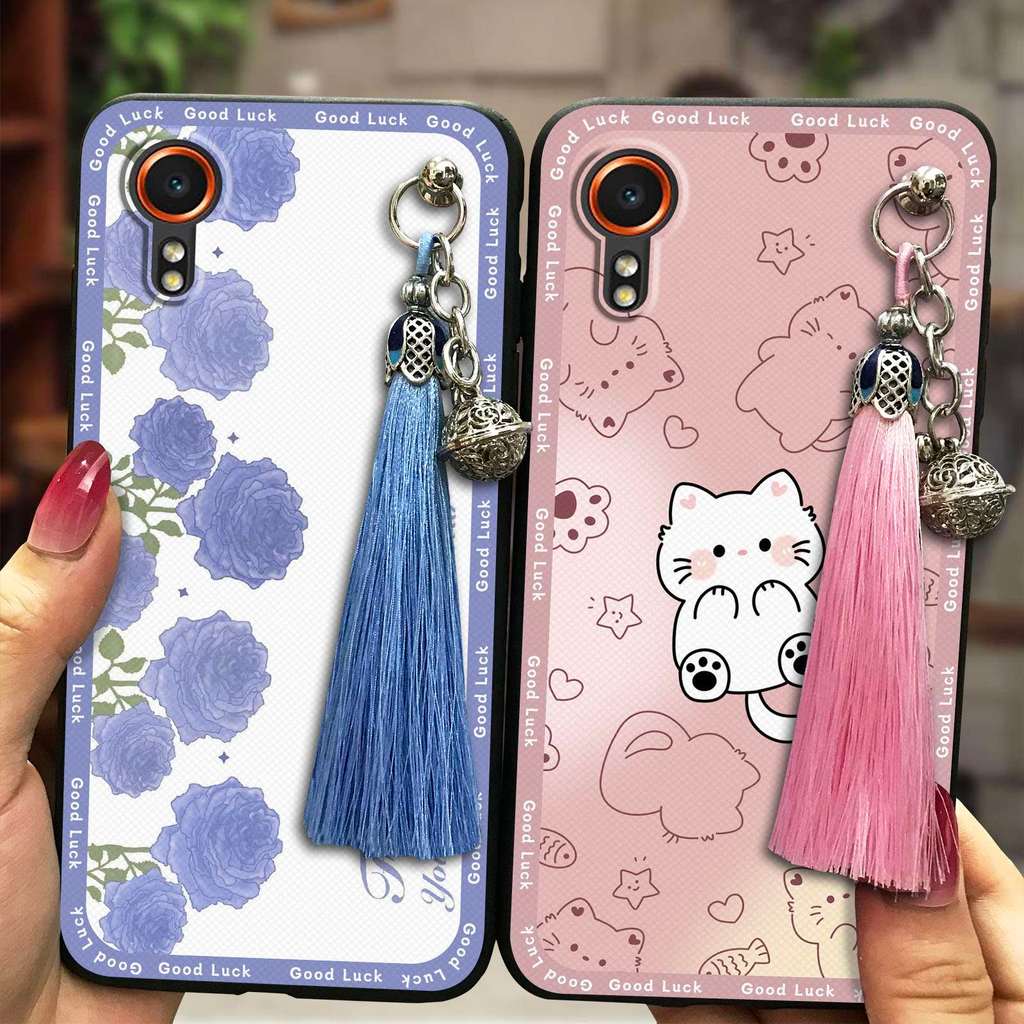 Ốp Điện Thoại Tua Rua Chuông Cho Samsung Galaxy XCover7 / SM-G556B Bảo Vệ Chống Va Đập Thiết Kế Thời