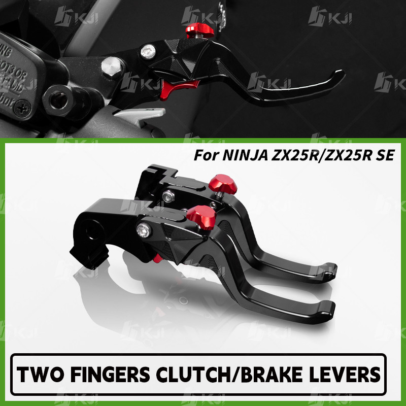 Dành Cho Kawasaki NINJA ZX25R / ZX25R SE Hai Ngón Tay Phanh Ngắn Đòn Bẩy Đua Tay Cầm Đòn Bẩy Phần