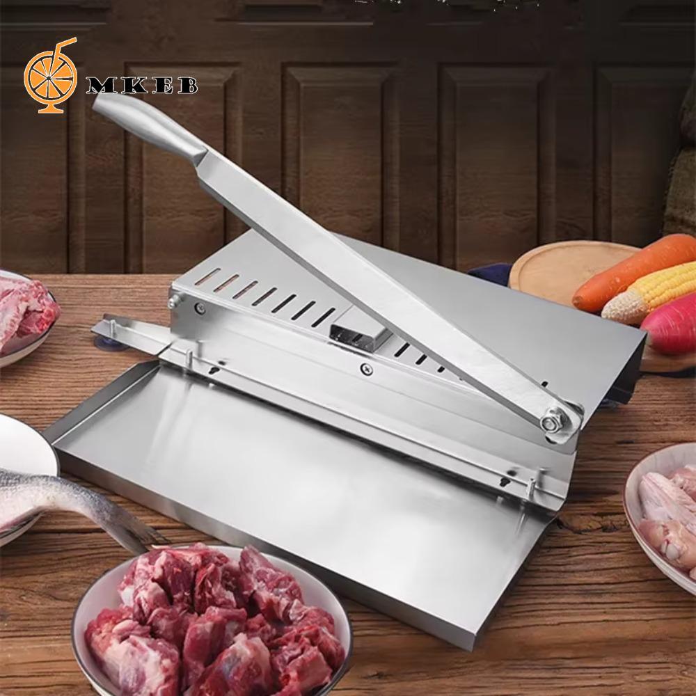 Máy Thái Thịt MKEB, Hướng Dẫn Sử Dụng Có Khay Bảo Quản Máy Cắt Xương, Tiện Ích Nhà Bếp Chống Rỉ Độ Dày Có Thể Điều Chỉnh Thép Không Gỉ Thịt Cừu Cuộn Cắt Rau
