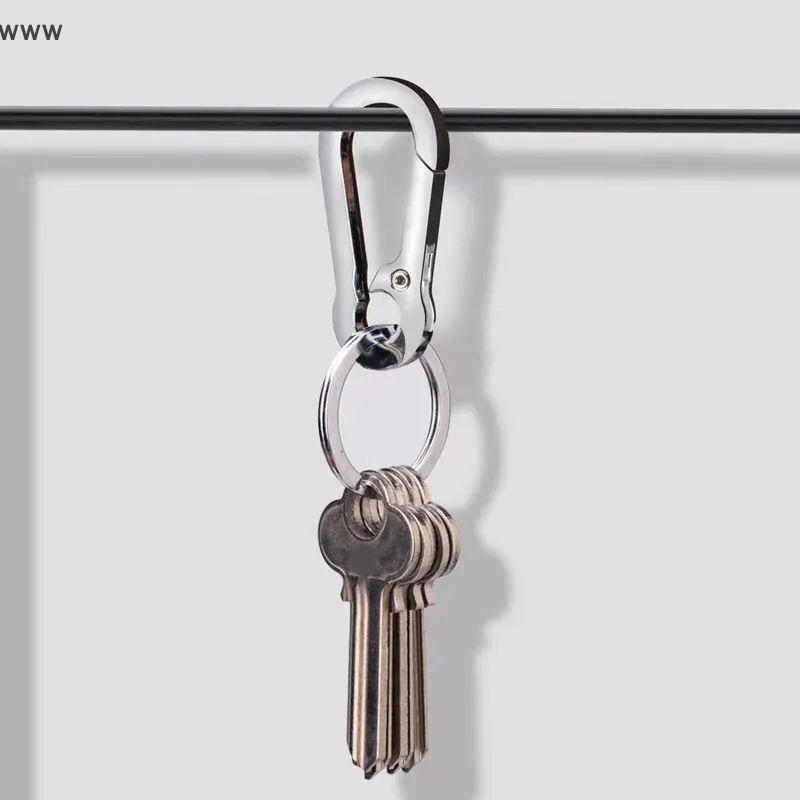 OOO thép không gỉ móng ngựa khóa leo núi Keychain uuu
