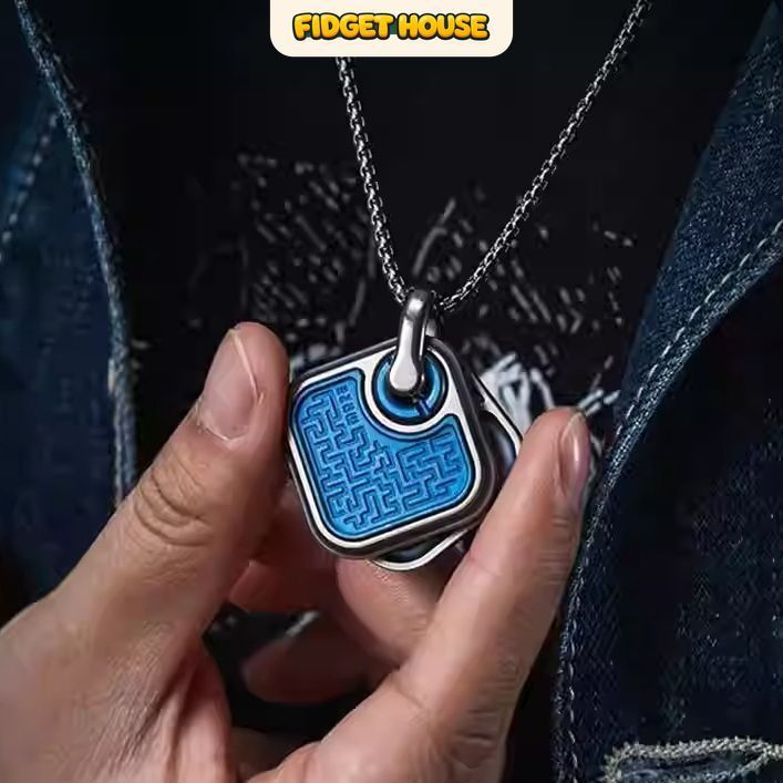 Fidget slider - 01EDC Food Toast Game - Thẻ đẩy edc kim loại kết hợp dây đeo - Đồ Chơi Giảm Stress