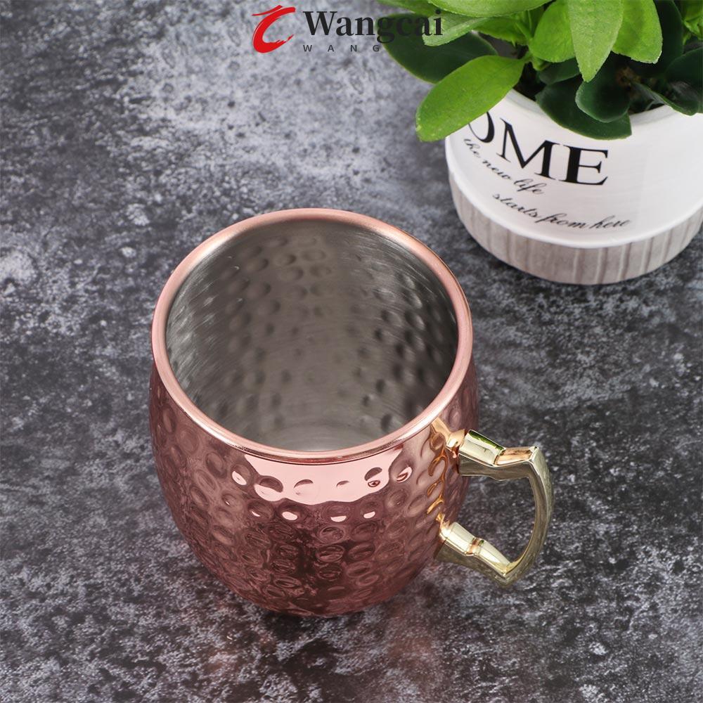 Wangcai WANCGAI Mule Mug Kitchen 550ml Thanh thép không gỉ Moscow Home Beer Cup
