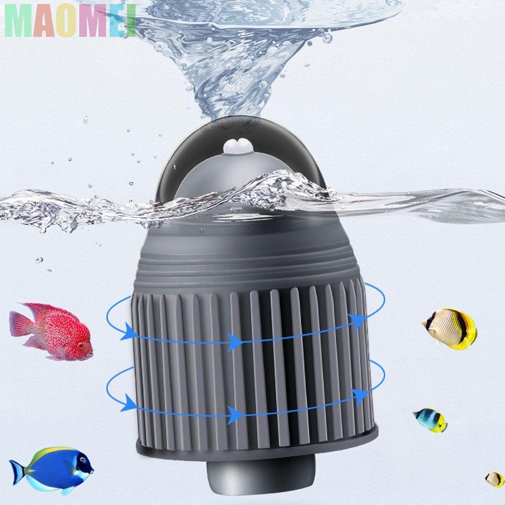 Máy tạo sóng oxy MAOMEI, Máy tạo sóng nhựa xoay đồng đều Đầu bơm quay, Creative 360° Xoay tự động với công cụ tạo sóng bộ điều hợp cho bể cá