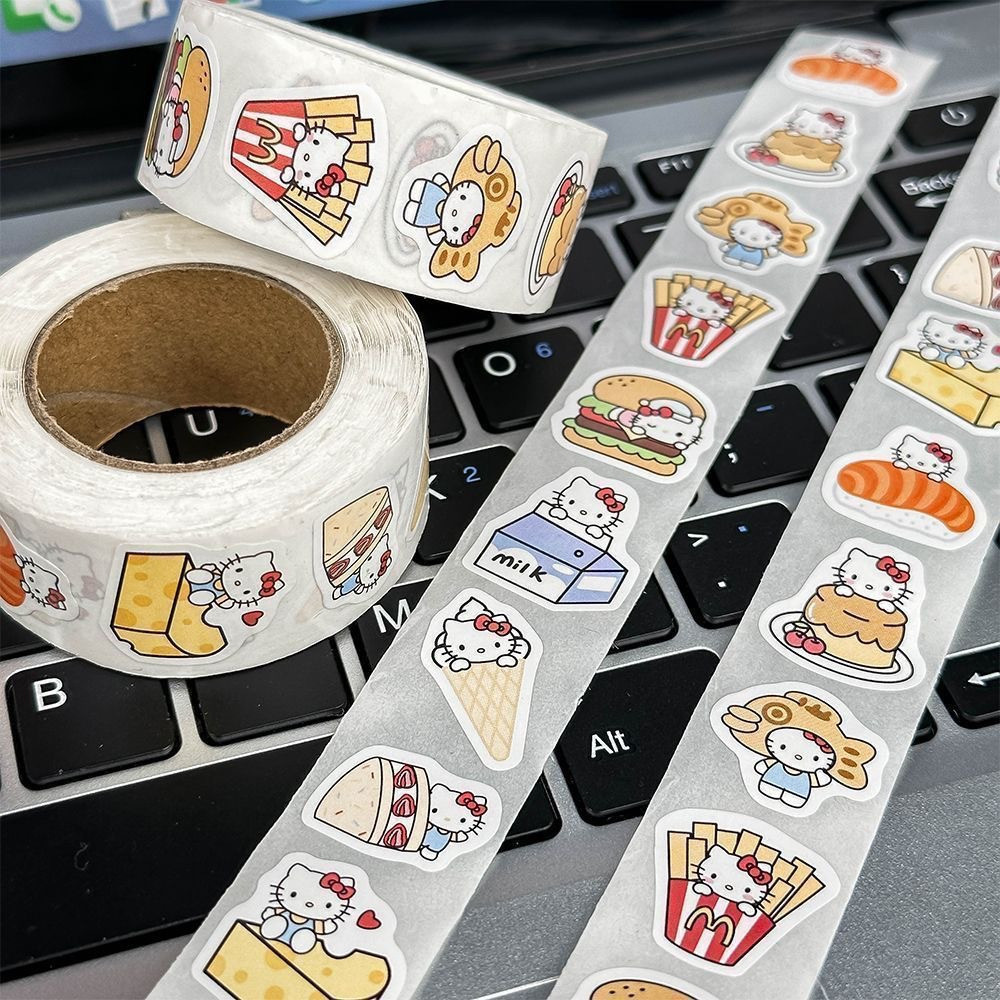 500 Hình Sticker Hello Kitty Mini Trang Trí Sách Vở, Decor Bàn Học