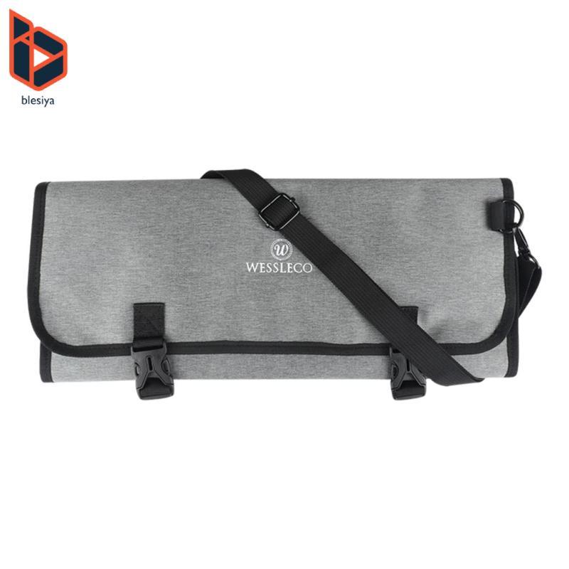 Túi đựng đầu bếp cuộn lên với 16 túi, đa năng, để đựng dụng cụ nấu ăn