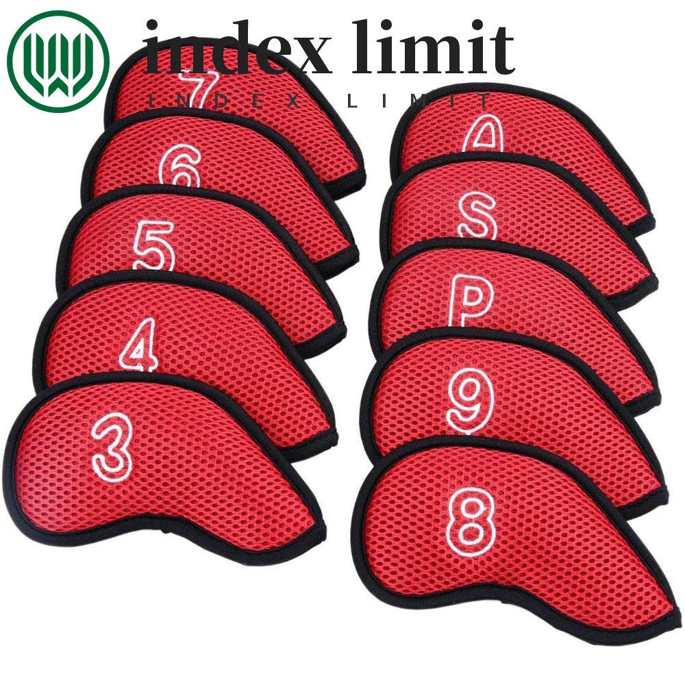 INDEX GIỚI HẠN Golf Club Cover Golf Putter 10 chiếc Vỏ bảo vệ đầu Golf Vỏ bảo vệ Vỏ bảo vệ 3,4,5,6,7
