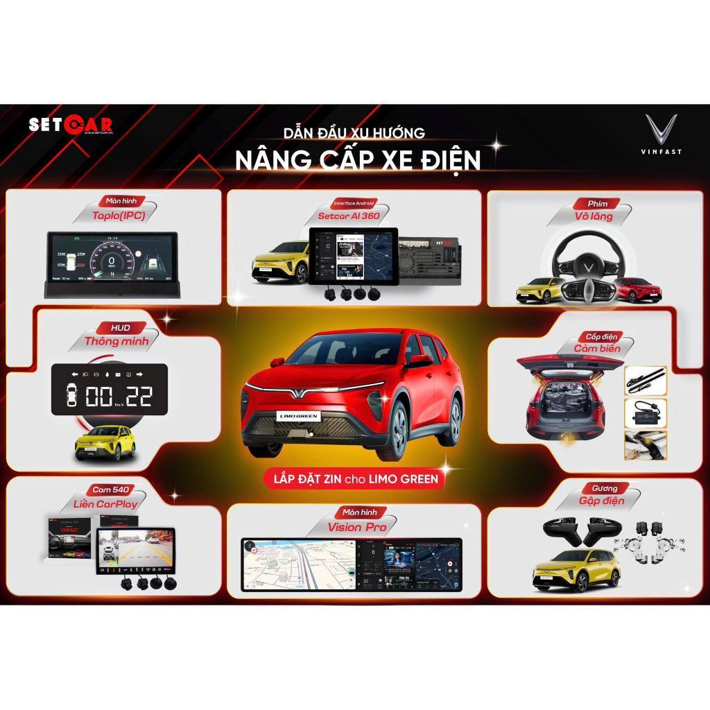 [HÀNG MỚI]Gương gập điện Vinfast Limo Green - Bấm khoá cửa gập gương Limo Green