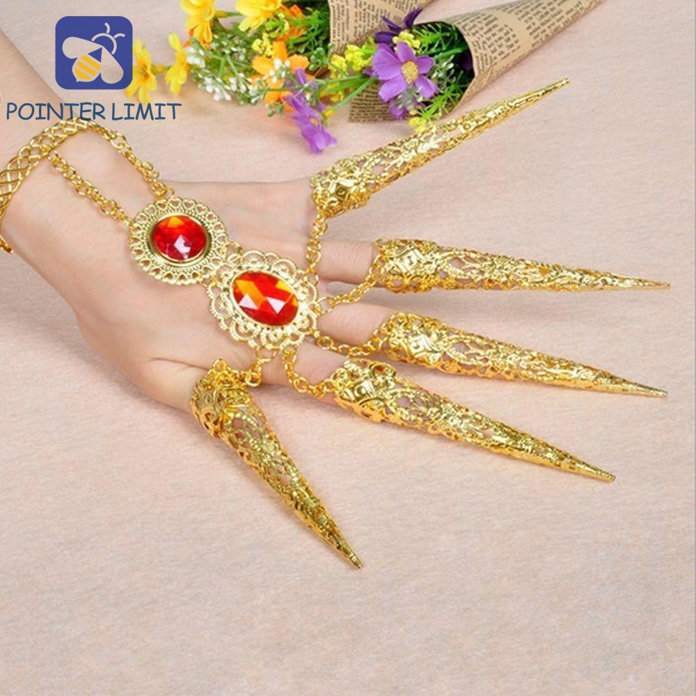 POINTER LIMIT Belly Dance Finger Hot 1pc Girl 's Golden