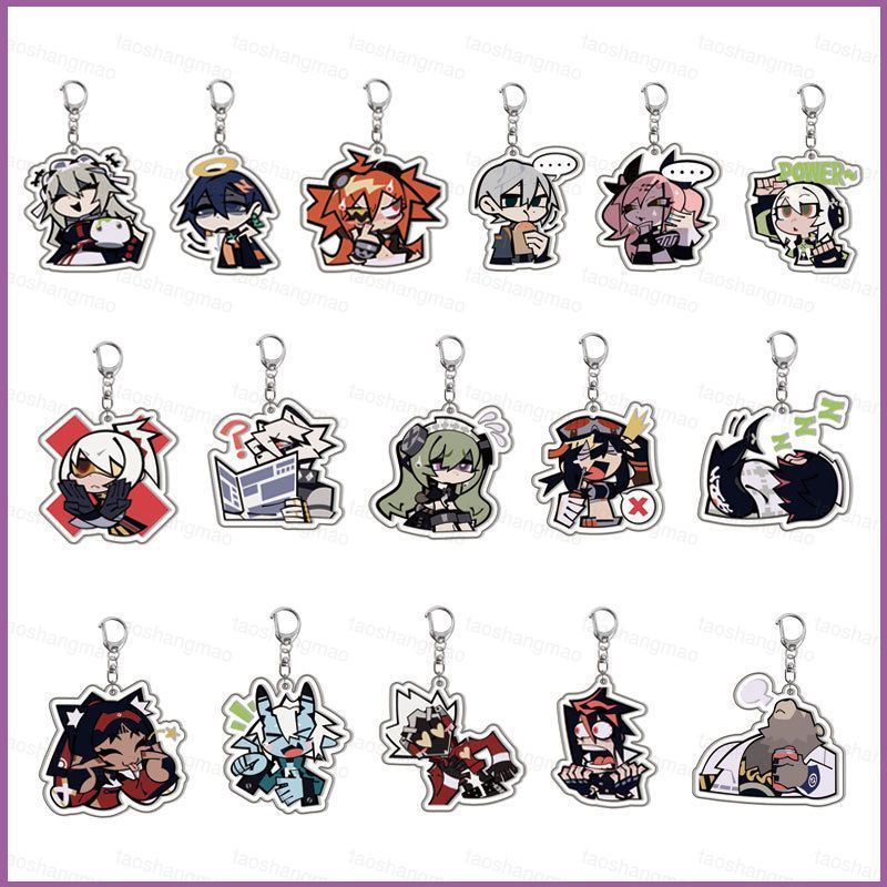 YT3 Zenless Zone Zero The Bangboo Wise Belle Anby Demara Nicole Demara acylic Móc khóa túi móc khóa 