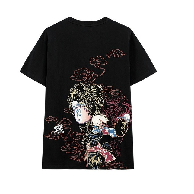 2026 Jizo Ninja Assassin Cotton Nguyên Chất Áo Thun Ngắn Tay Nam Nữ Cùng Phong Cách Hợp Thời Trang T