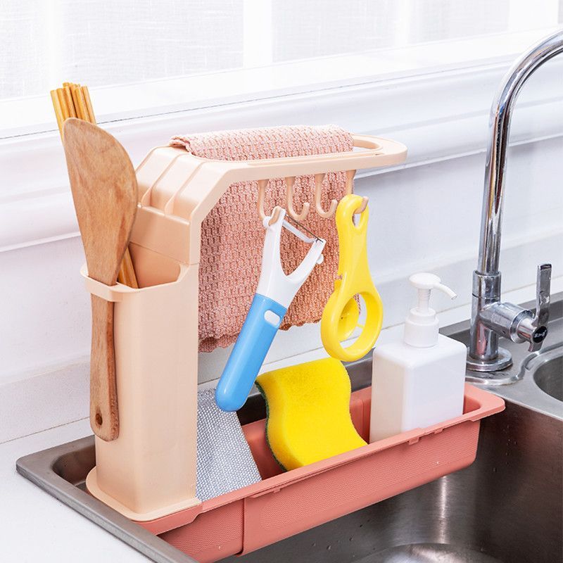 New Product#[Neat kitchen]Kitchen storage rack, sink vegetable rack, extendable draining storage, ho