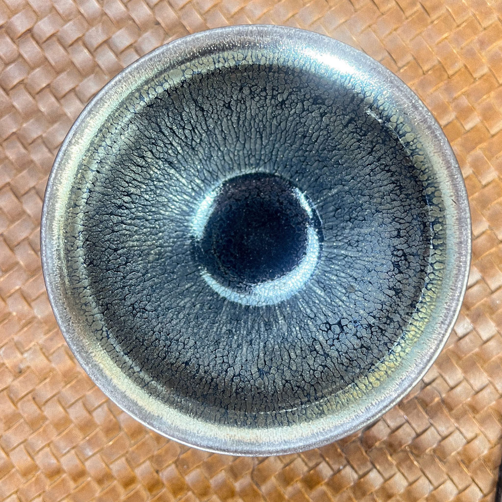 Jianyang Jian Kiln Oil Drop Cup Handmade Retro Jian Cup Tea Set Hàng thủ công chính hãng