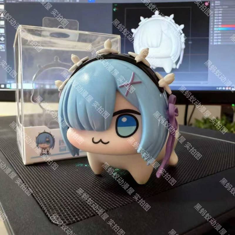 【Ready Stock】 Doro Remre: 0 Ram Hand-Made Q Version Peach Rose Toy Decoration Doll Table with Birthd