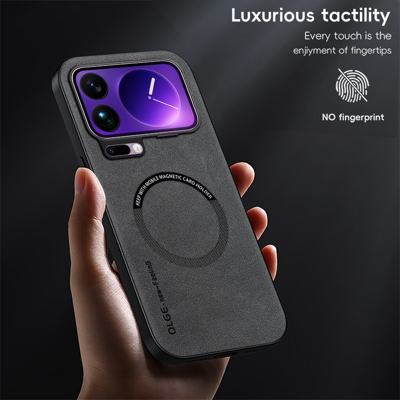 Ốp Lưng Mềm Da Retro Từ Tính, Thích Hợp Cho Xiaomi 17 Pro Max Xiaomi 17 Pro Max 5G Vỏ Điện Thoại