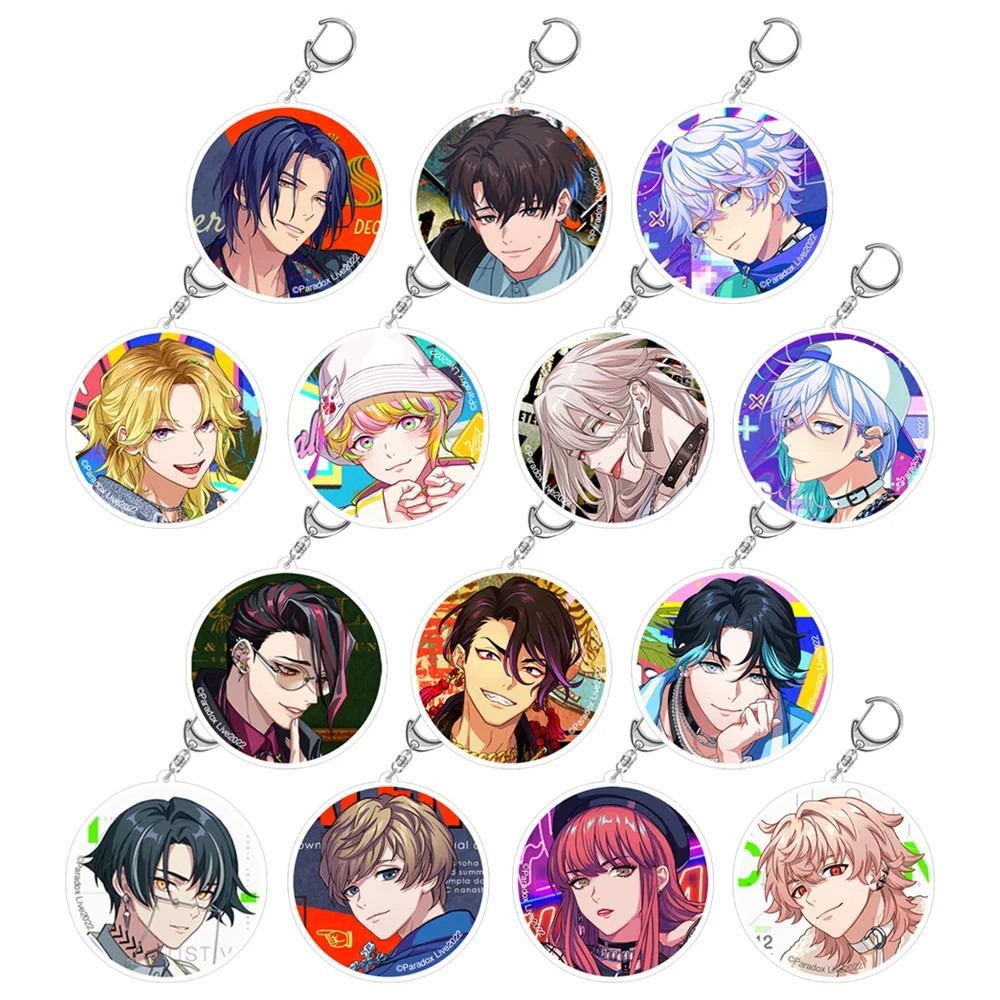 Móc khóa Paradox Live Acrylic Anime Shiki Ando Kei Miyama Baek Chungsung Rokuta Itsuki Ryoga Tosa Yu