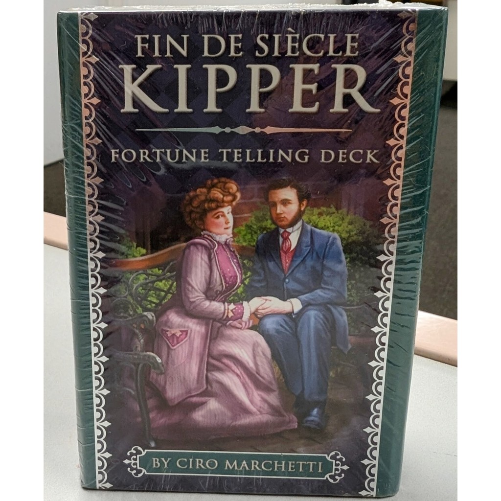 Fin De Siecle Kipper Fortune Telling Deck 39 Thẻ & Sách Hướng Dẫn Mới Kín